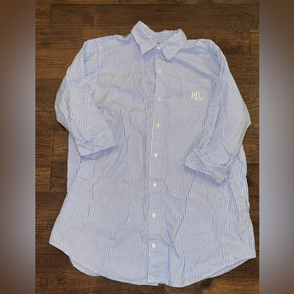 Ralph Lauren button down lounge shirt. 100% cotton